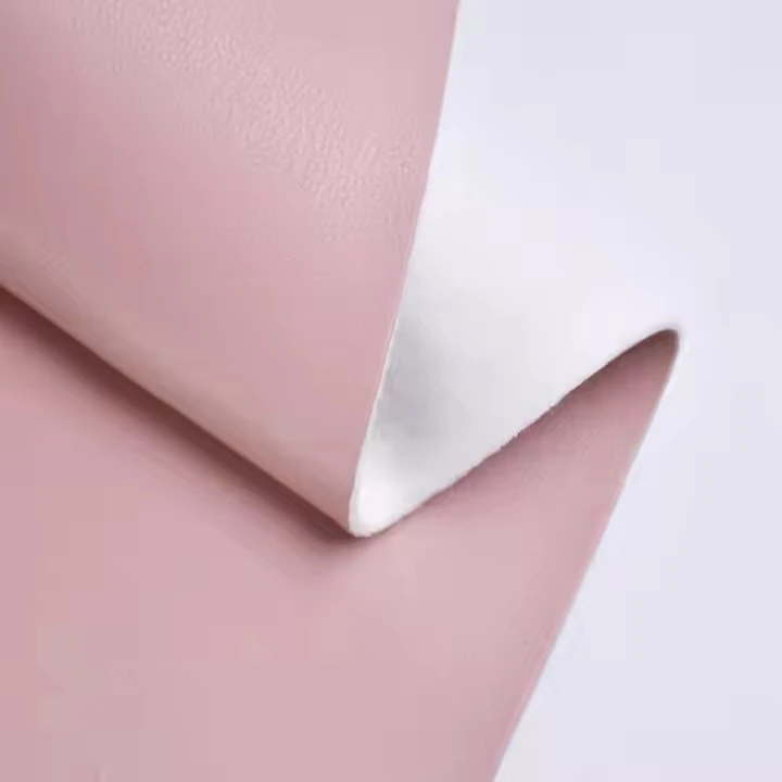 38 Colors in Stock Custom Lychee Embossed Faux Leather Fabric For Handbag Pu Leather